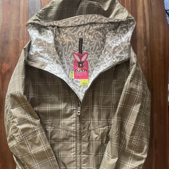 Burton Jackets & Coats Burton Dryride Hooded Snowboard Ski Jacket Plaid Womens Medium Poshmark